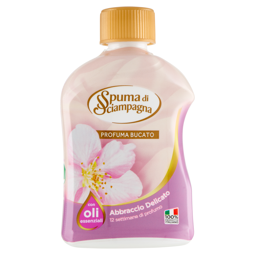 SPUMA DI SCIAMPAGNA PROFUMATORE BUCATO ABBRACCIO 	DELICATO - I negozi del sottocosto
