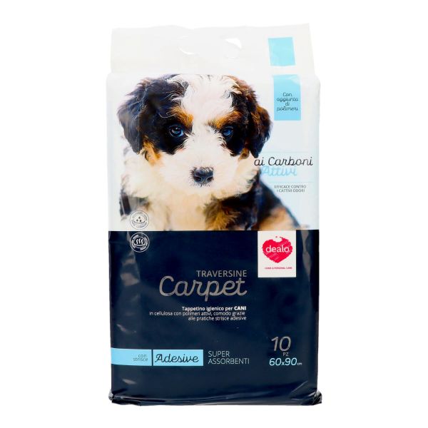 DEALO TRAVERSE CARPET CANI & GATTI CARBONI ATTIVI 60X90 CM