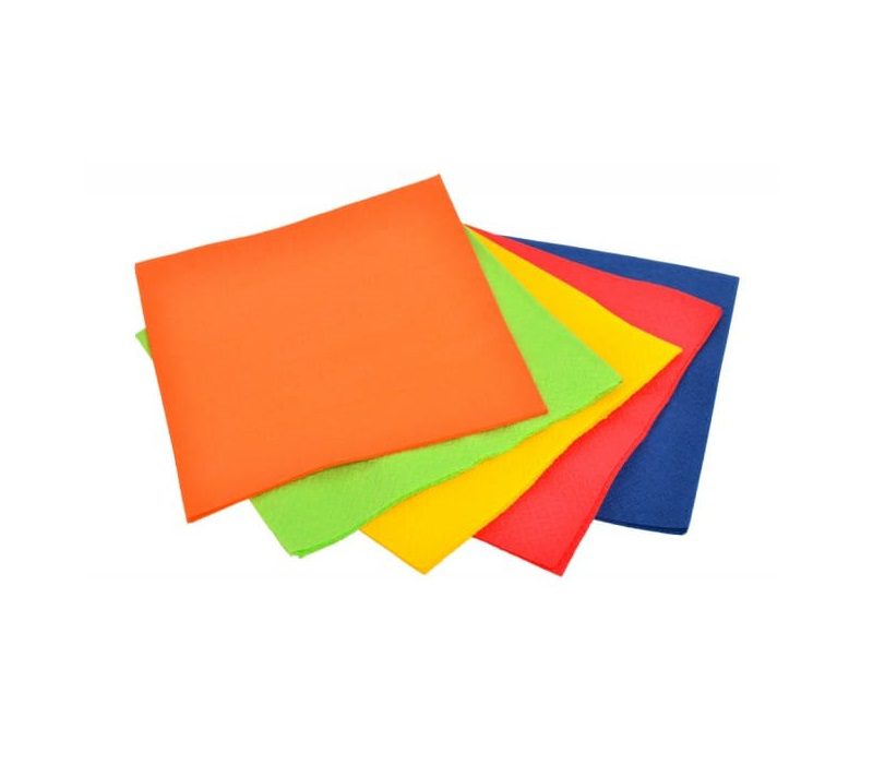 VIT TOVAGLIOLI COLORATI 2V CM.33X33 25 PZ