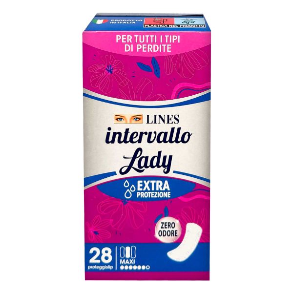 LINES PROTEGGI SLIP INTERVALLO MAXI 28PZ