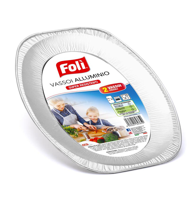 FOLI VASSOI ALLUMINIO PICCOLI