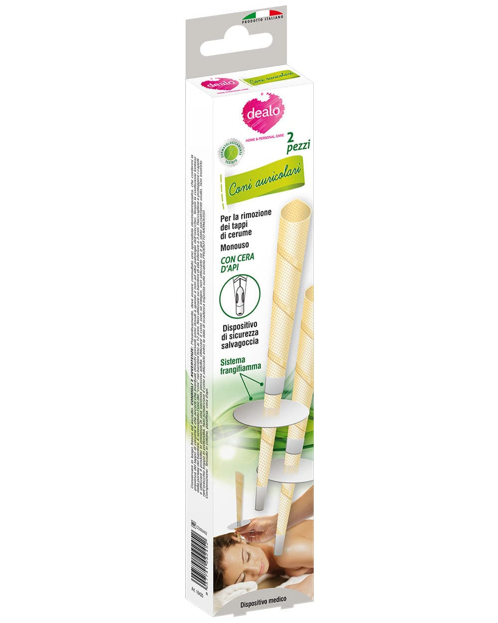 Dealo Coni auricolari anticerume - 2 Pz Accessori Sanitari DEALO