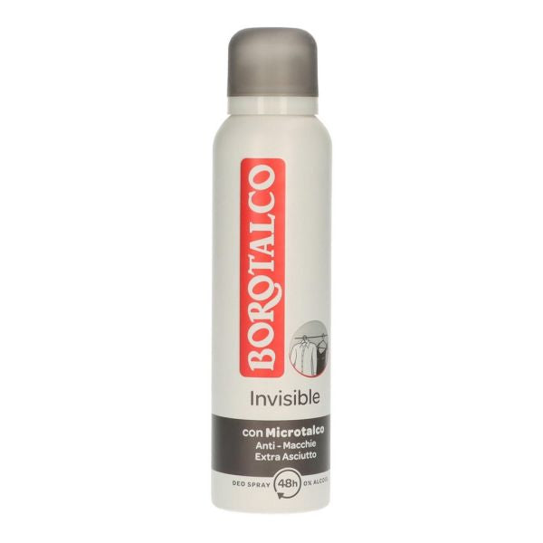 BOROTALCO DEODORANTE SPRAY 48H INVISIBLE ASCIUTTO E ANTI MACCHIE 150
