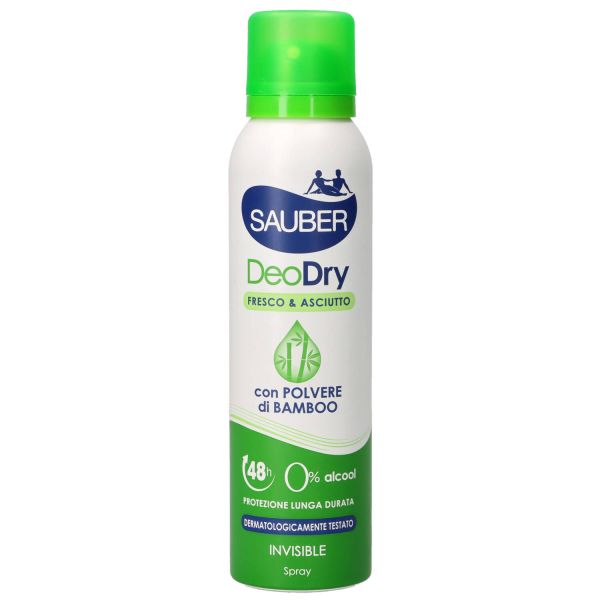SAUBER DEODORANTE SPRAY DEODRY EFFETTO ASCIUTTO - I negozi del sottocosto