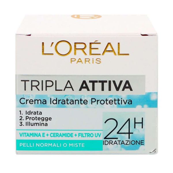 L'OREAL PARIS CREMA TRIPLA ATTIVA 50ML PELLI NORMALI