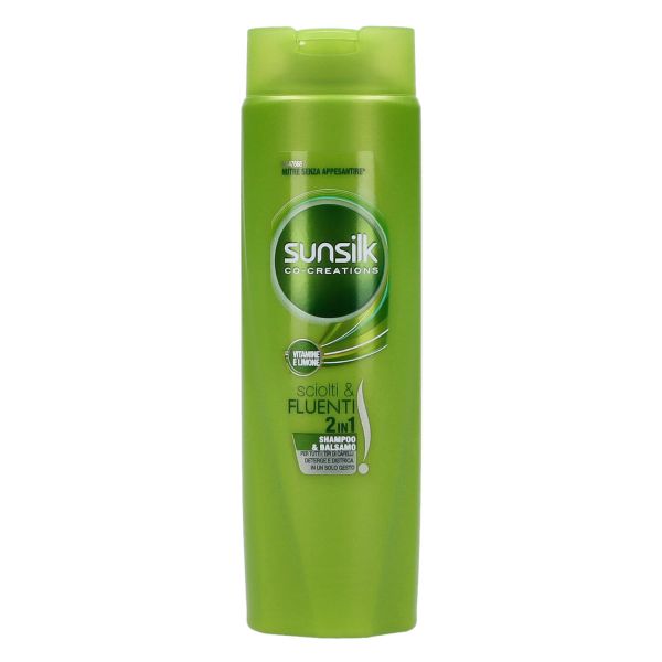 SUNSILK SHAMPOO SCIOLTI E FLUENTI 2IN1