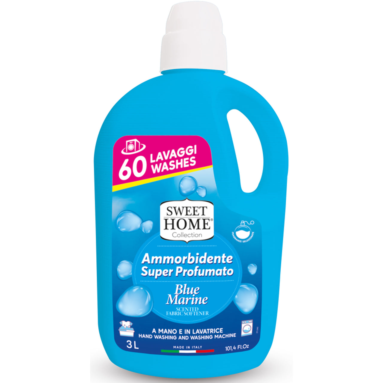 SWEET HOME AMMORBIDENTE SUPER PROFUMATO BLUE MARINE 60 LAVAGGI 3 LITRI