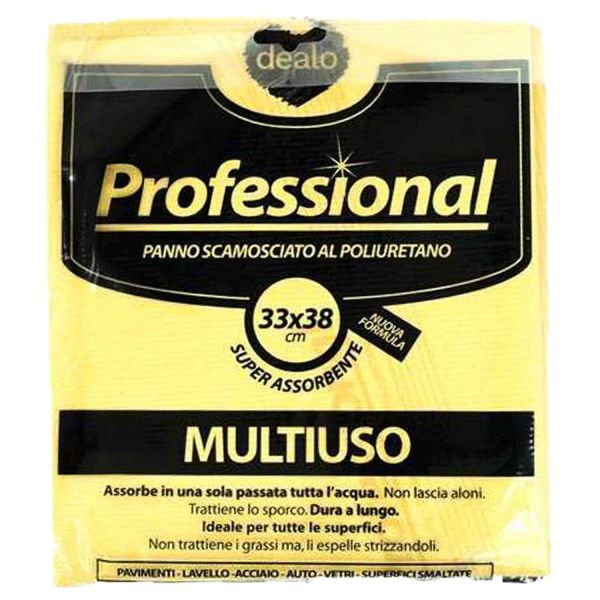 DEALO PANNO SCAMOSCIATO PROFESSIONAL ANTIGRAFFIO 33X38CM