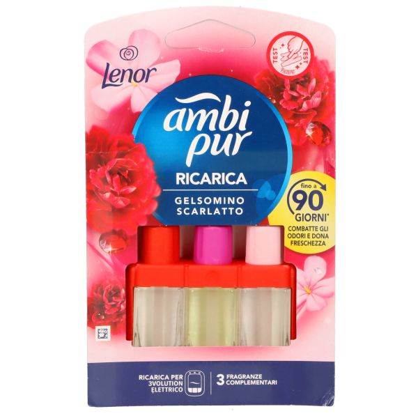 AMBIPUR 3EVOLUTION RICARICA GELSOMINO SCARLATTO - I negozi del sottocosto