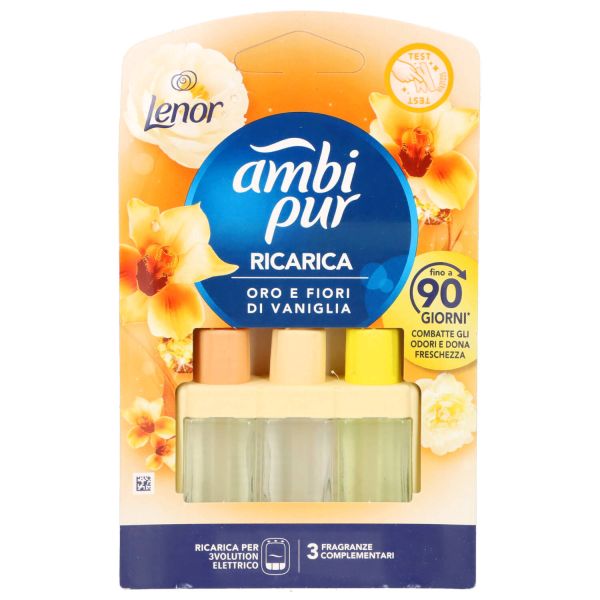 AMBIPUR 3EVOLUTION RICARICA LENOR ORO E FIORI DI VANIGLIA