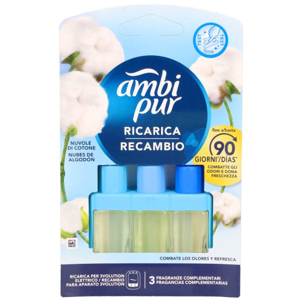 AMBIPUR 3EVOLUTION RICARICA NUVOLE DI COTONE