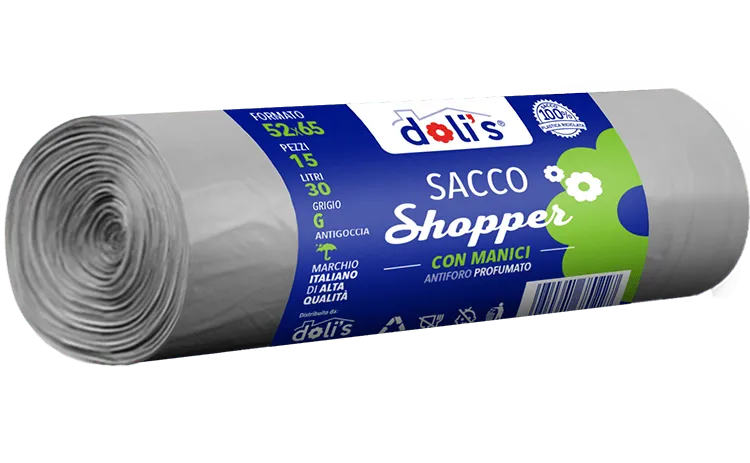 DOLI’S SHOPPER : SACCHI PROFUMATI CON MANICI, MULTIUSO E RESISTENTE 52 x65