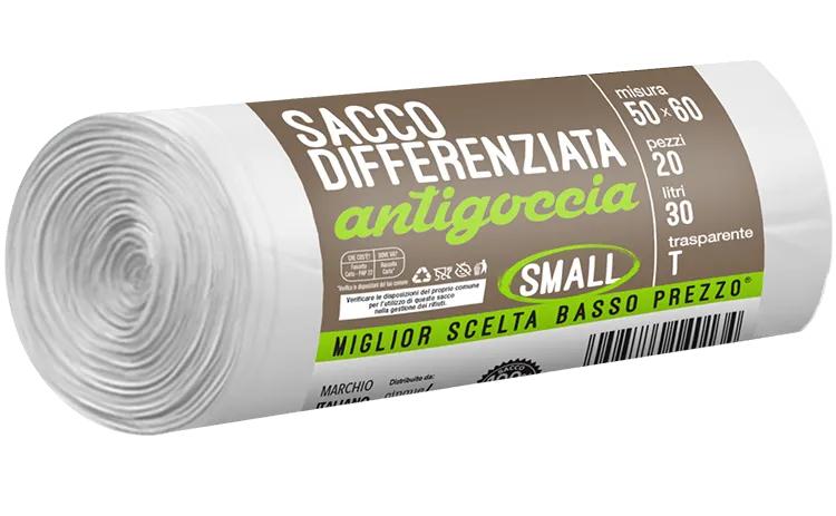 DOLI’S SMALL : SACCHI PICCOLI RESISTENTE ED ANTIGOCCIA 50x60