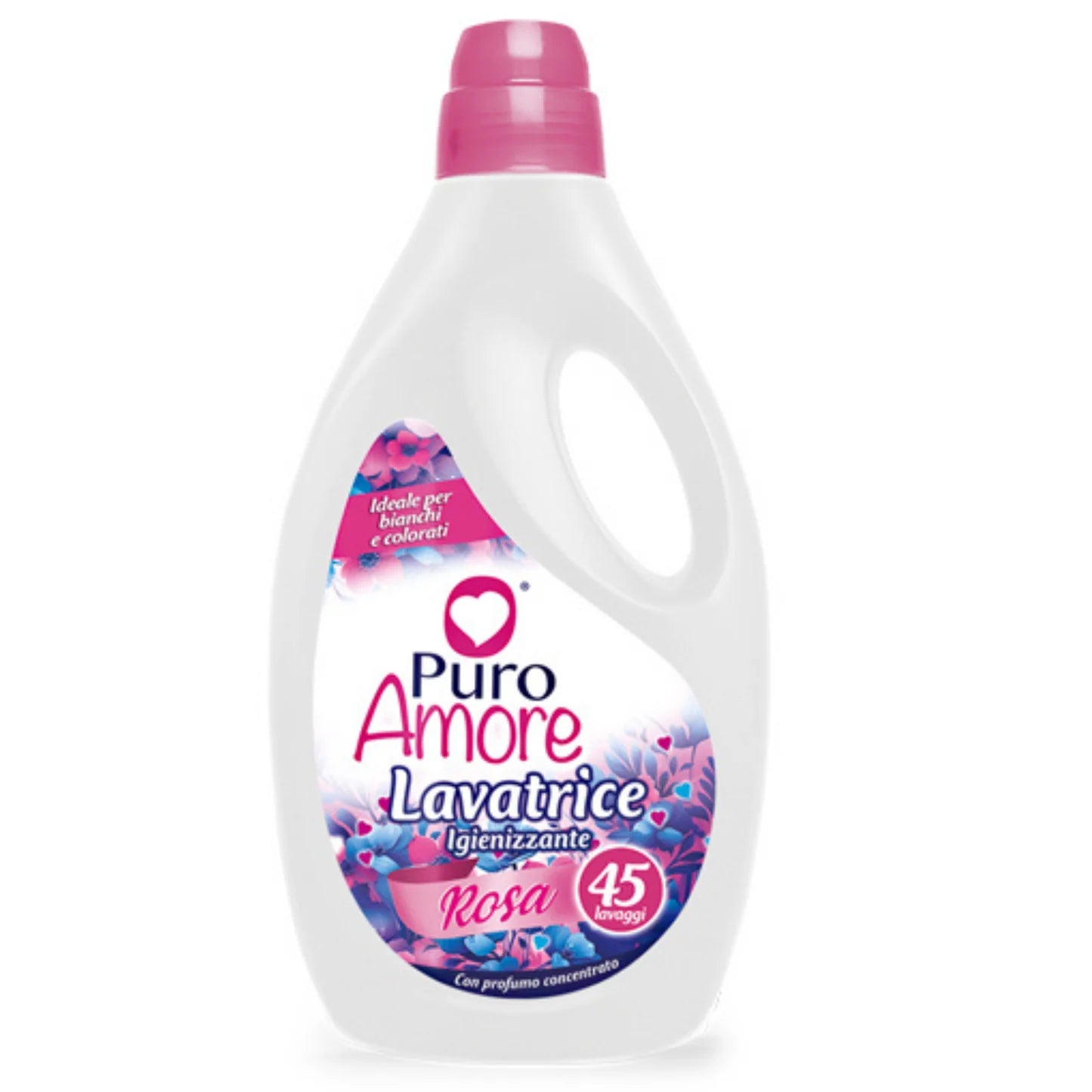 PURO AMORE DETERSIVO LAVATRICE 45 LAVAGGI ROSA - I negozi del sottocosto