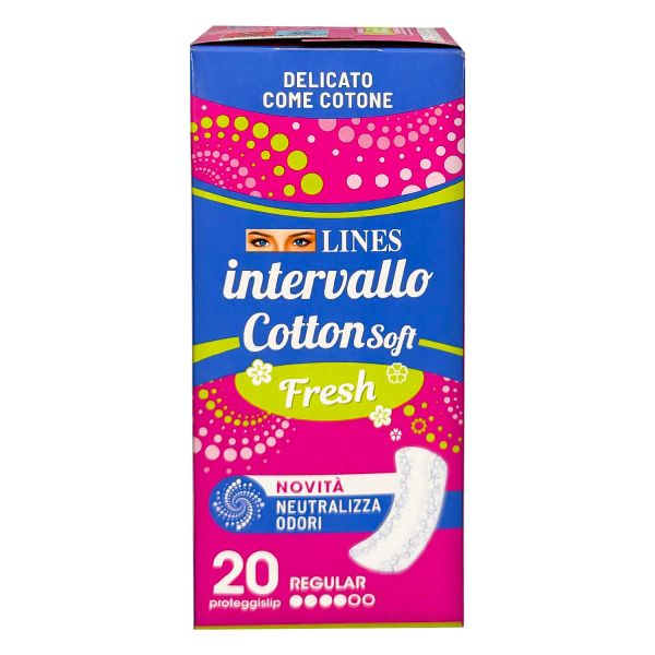 LINES PROTEGGI SLIP INTERVALLO COTTON SOFT 20PZ