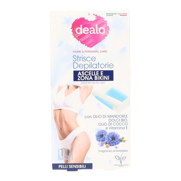 DEALO STRISCE DEPILATORIE ASCELLE E BIKINI 10PZ
