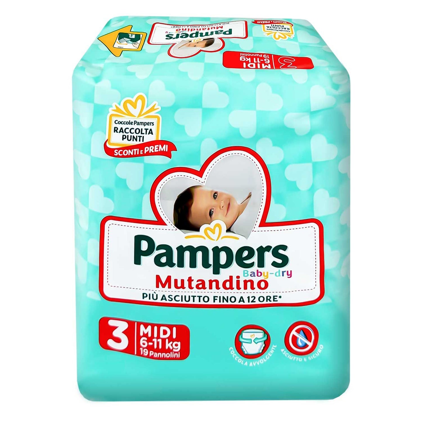 PAMPERS BABY DRY PANNOLINI MUTANDINO
