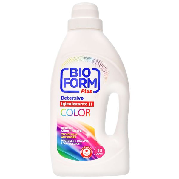 BIOFORM PLUS DETERSIVO LAVATRICE 1.625 LT CAPI COLORATI