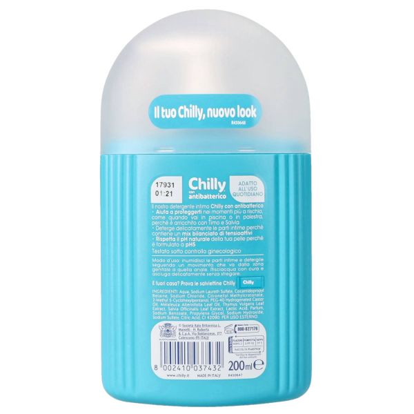 CHILLY DETERGENTE INTIMO ANTIBATTERICO 200ML