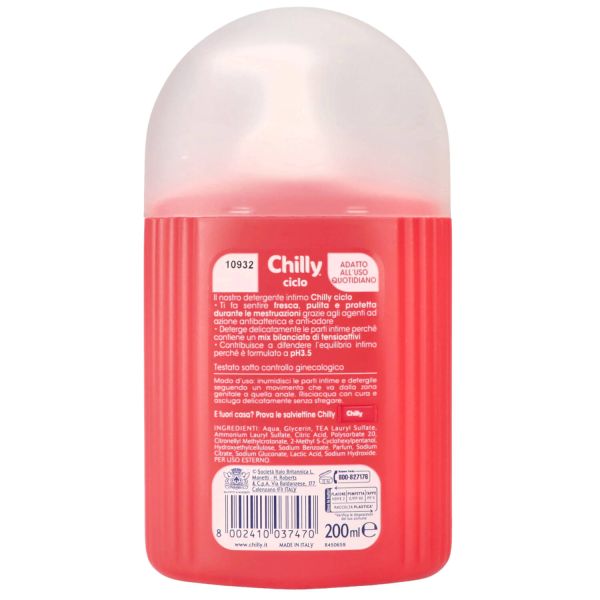 CHILLY DETERGENTE INTIMO CICLO 200ML