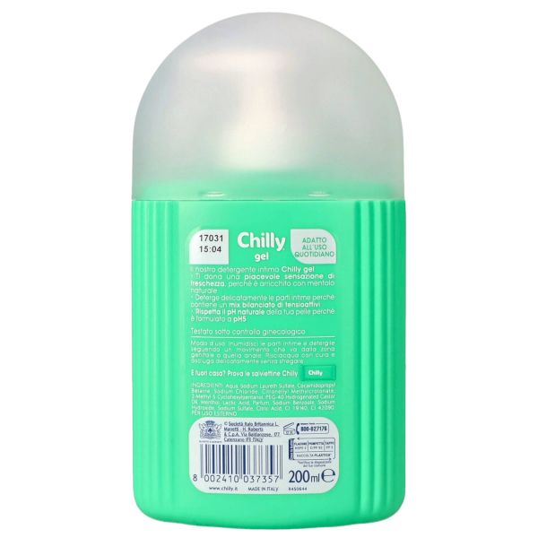CHILLY DETERGENTE INTIMO GEL FRESCO 200ML