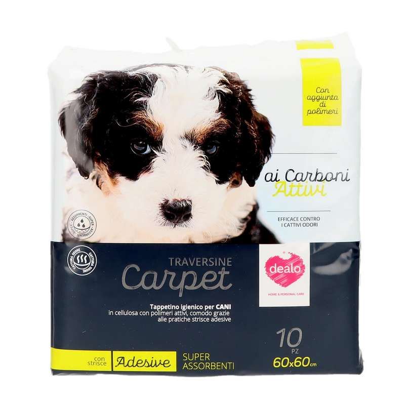 DEALO TRAVERSE CARPET CANI & GATTI CARBONI ATTIVI 60X60CM