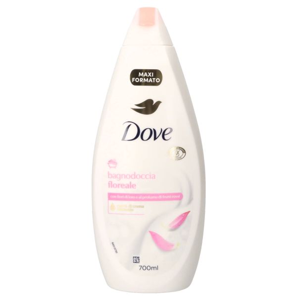 DOVE BAGNOSCHIUMA FLOREALE FIORI DI LOTO E FRUTTI ROSSI 750ML