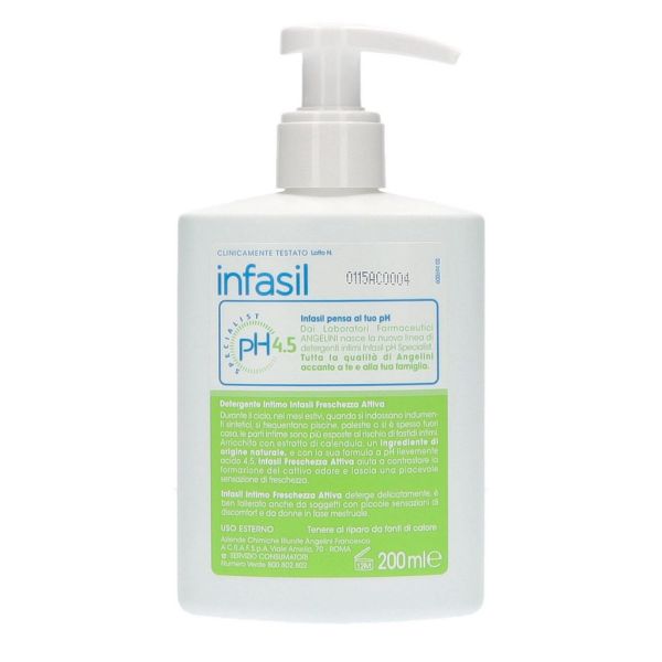 INFASIL INTIMO FRESCHEZZA ATTIVA ANTIBATTERICO 200ML