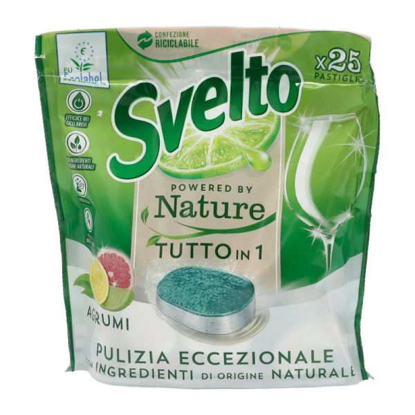 SVELTO TABS LAVASTOVIGLIE AGRUMI 15PZ