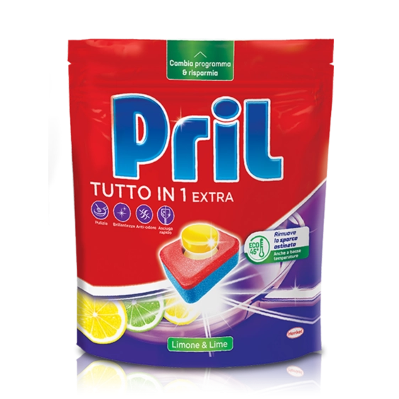 Pril Tutto in 1 Extra 24 Tabs Limone & Lime - I negozi del sottocosto