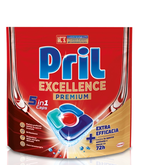 Pril Excellence Premium 5in1 16Caps