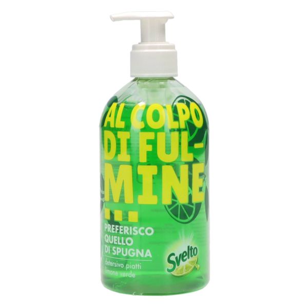 SVELTO DETERSIVO PIATTI LIMONE VERDE CON DOSATORE 450ML