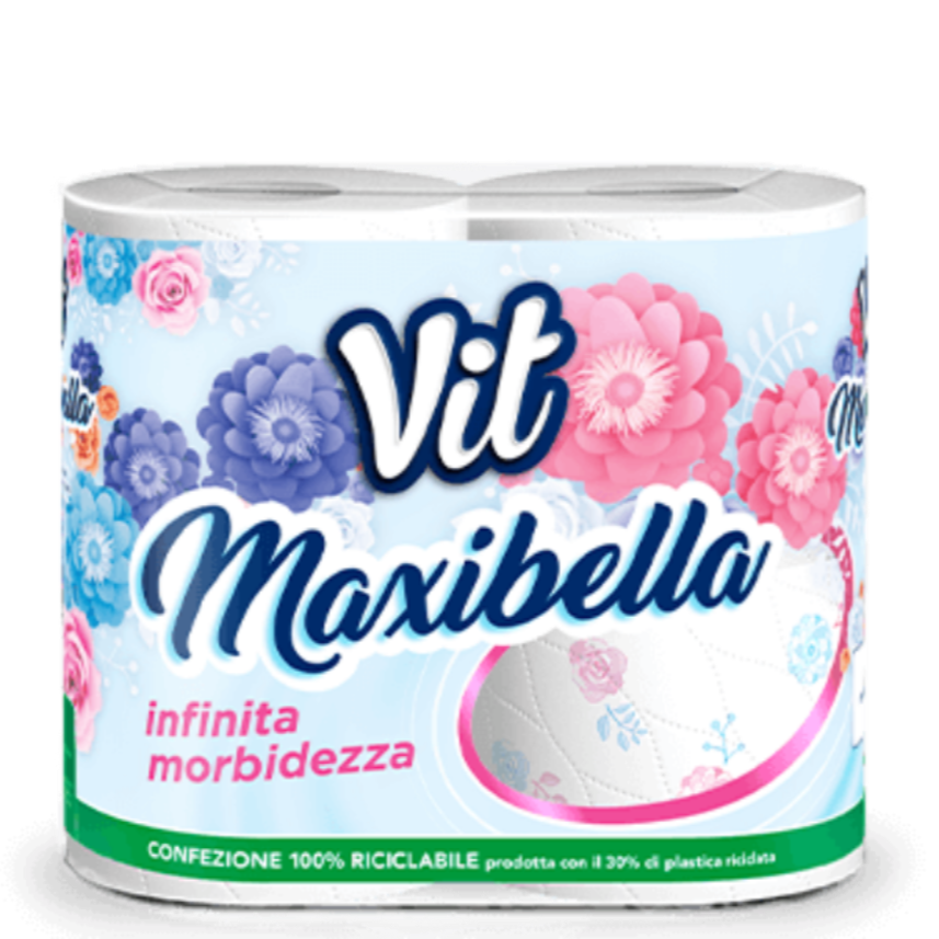VIT CARTA IGIENICA MAXIBELLA 4 ROTOLI