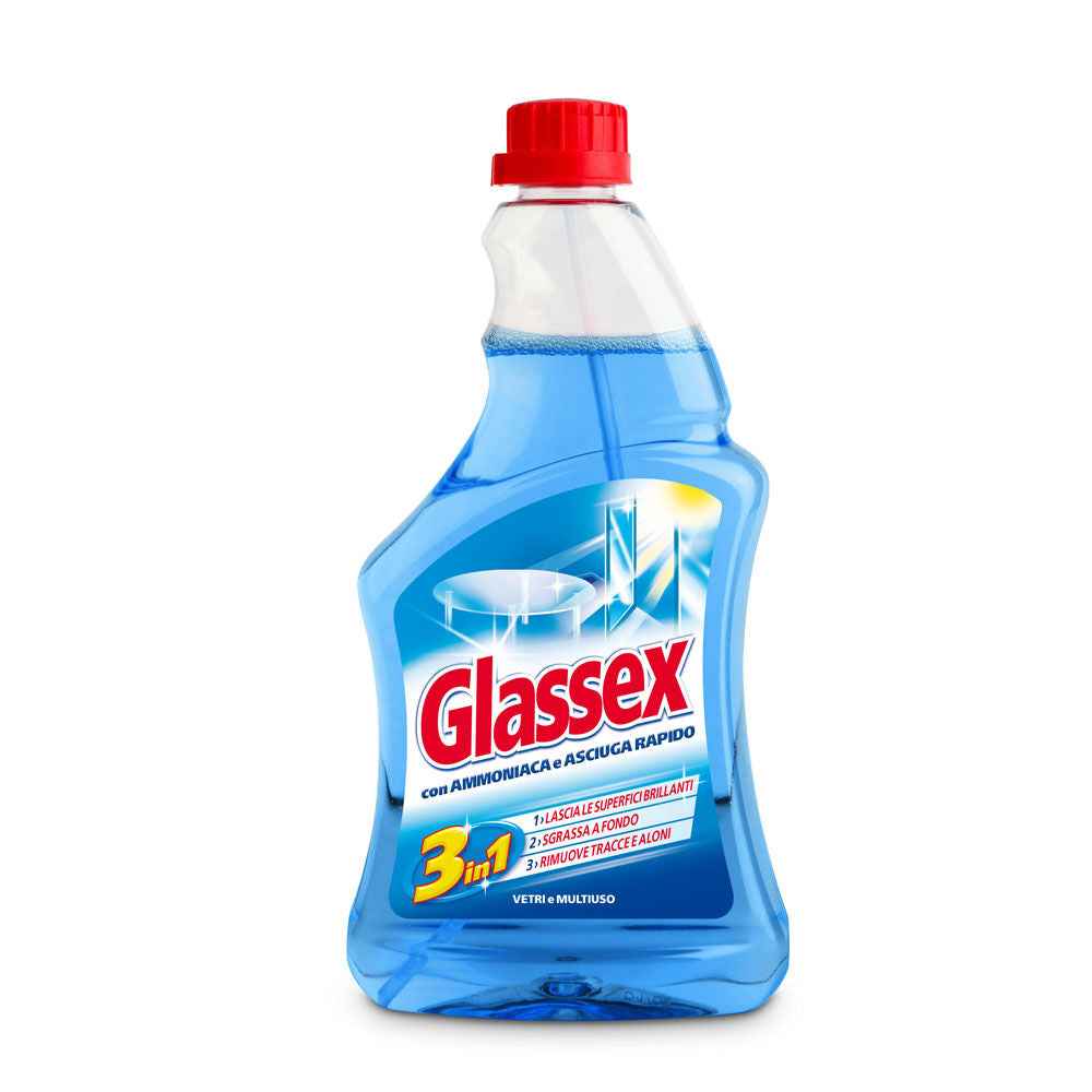 Glassex Ricarica Vetri 500ml Detersivo vetri GLASSEX