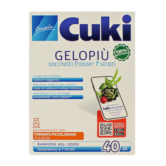 CUKI SACCHETTI GELOPIU PICCOLISSIMI 30 PZ