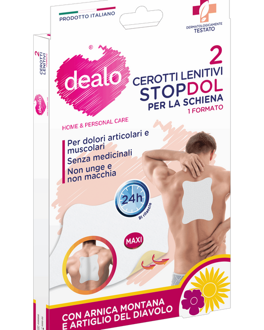 Dealo Cerotti LOMBARE lenitivi STOPDOL 2pz 17x21,8cm