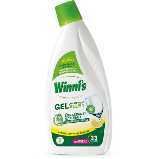WINNI´S GEL LAVASTOVIGLIE LIMONE 33 LAVAGGI LIMONE