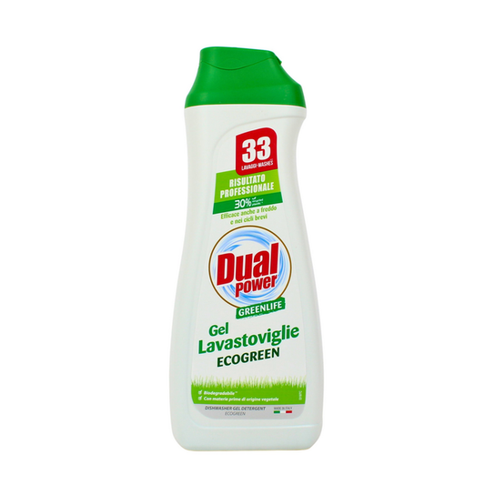 DUAL POWER GEL LAVASTOVIGLIE GREENLIFE 660 ML