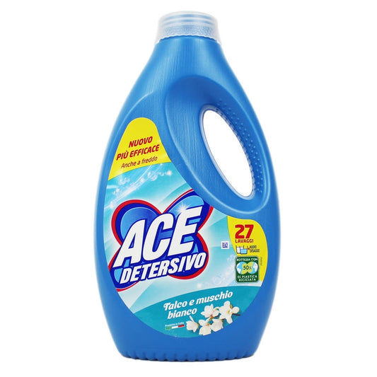 ACE LAVATRICE 27LAVAGGI 1350ML TALCO E MUSCHIO BIANCO