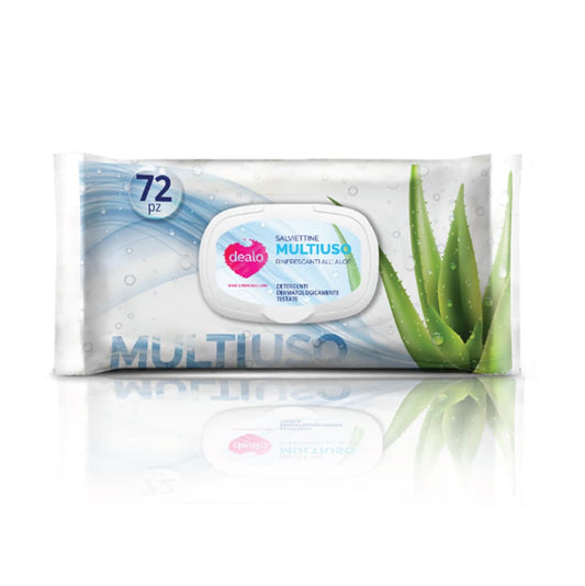 Dealo Salviettine igienizzanti Baby 72 Pz Aloe