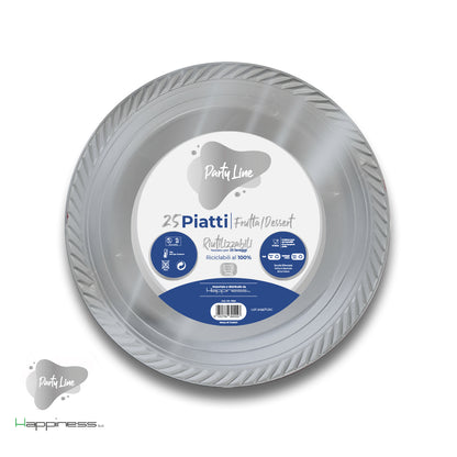 PARTY LINE PIATTI MONOUSO COLORATI 17 CM