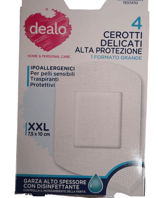 Dealo Cerotti Delicati Alta Protezione - 4 Pz