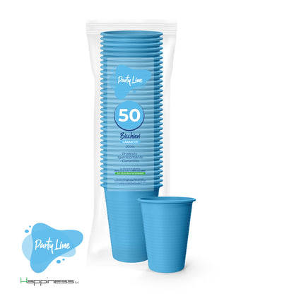 PARTY LINE BICCHIERI ACQUA MONOUSO COLORATI