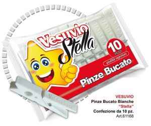 Vesuvio Mollette Bucato Stella 10 PZ Accessori bucato VESUVIO