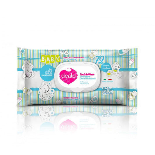 Dealo Salviettine igienizzanti 72 Pz Baby Aloe