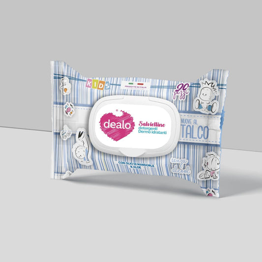 DEALO SALVIETTINE KIDS TALCO 20PZ