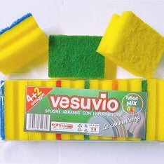 VESUVIO SPUGNA PIATTI 6PZ CON IMPUGNATURA