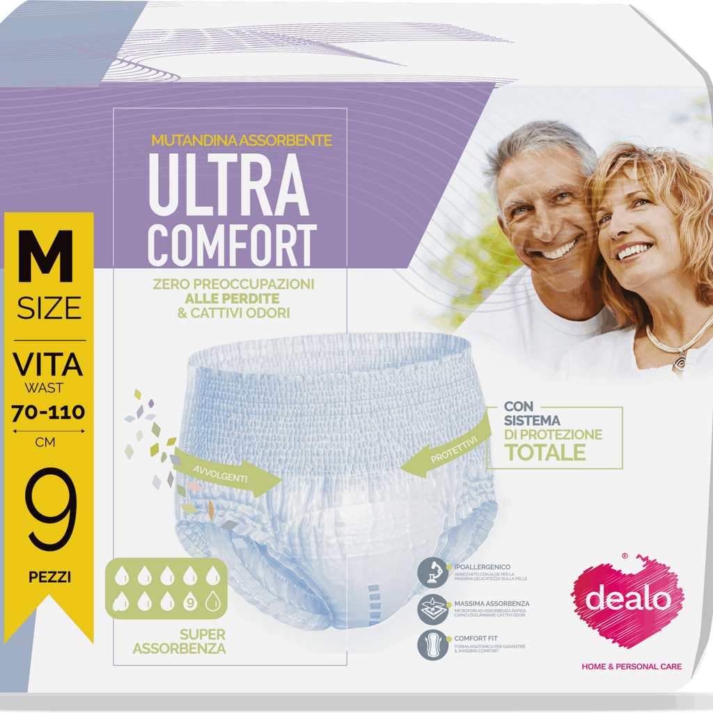 Pantaloni Ultra Comfort DEALO Assorbenti Incontinenza DEALO