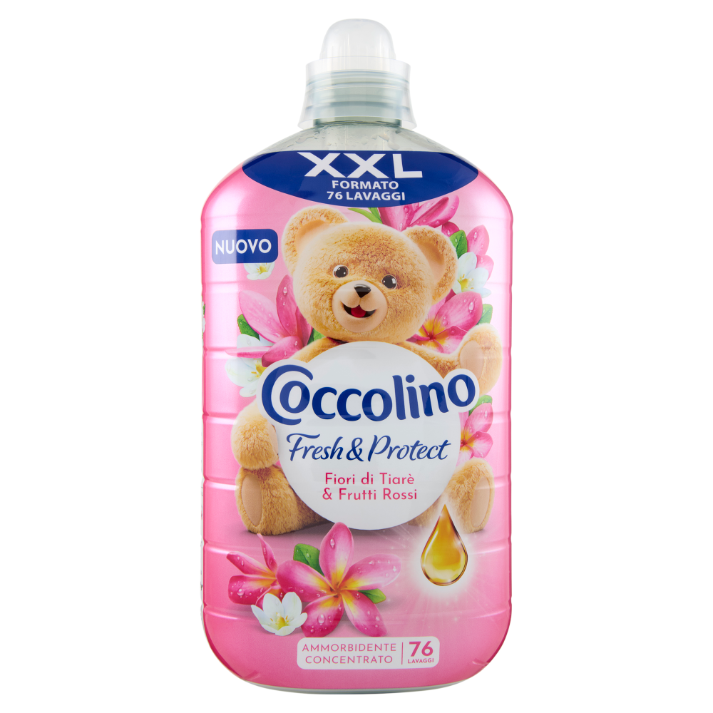 Coccolino Ammorbidente Bucato XXL Tiare e Frutti Rossi 87 Lavaggi
