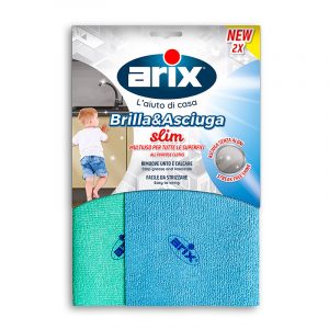 Arix Panno Brilla&Asciuga Slim Multiuso 2 pz